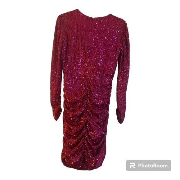 Parker pink sequined dress - Picture 3 of 17